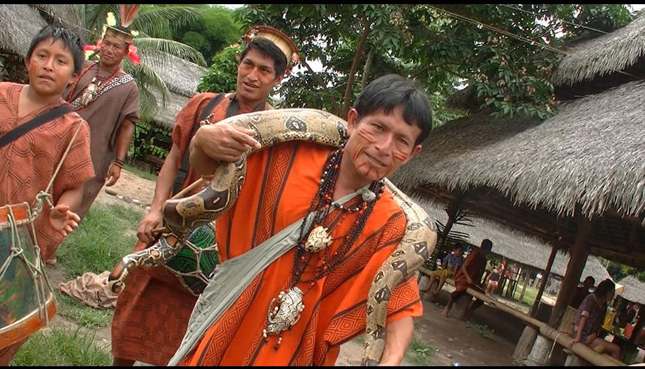 Poblador Asháninka de la comunidad de Pampa Michi .