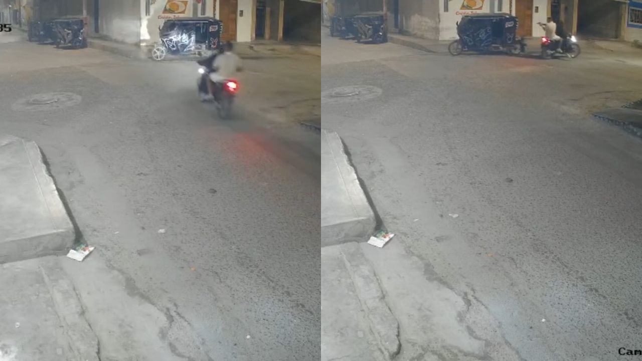El crimen ocurrió en la intersección de las calles Independencia y Sarmiento. Cámaras de seguridad captaron el momento en que los delincuentes llegaron a bordo de una moto lineal y atacaron a la víctima.