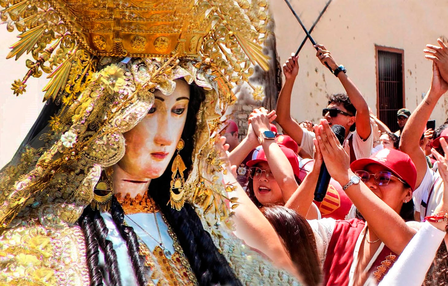Caminantes y visitantes llegan a Paita para honrar a la Virgen de las Mercedes.