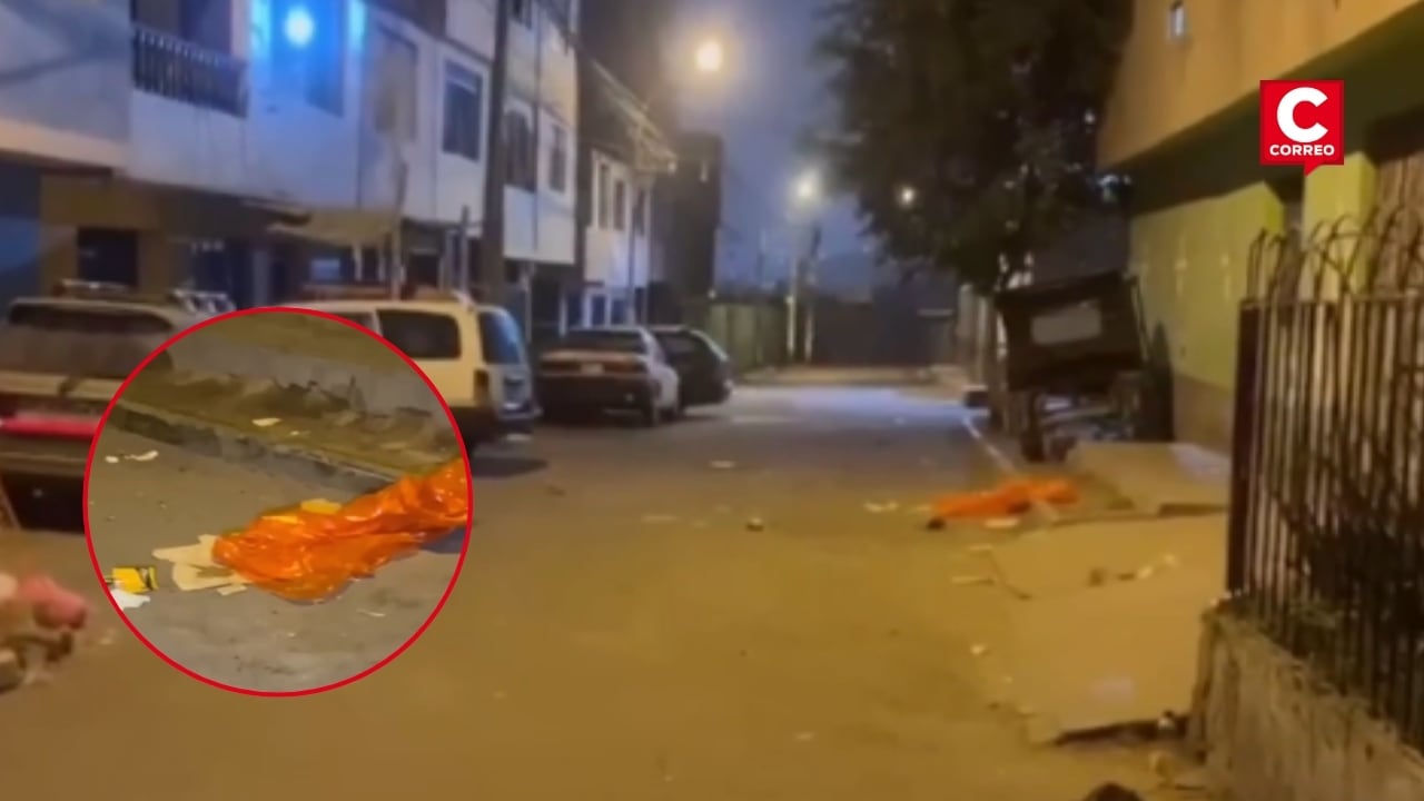 SJL: delincuentes asesinan de 3 disparos a repartidor de delivery y le roban su bicicleta. Composición: Diario Correo.