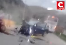 Fatal choque en la Carretera Central deja un fallecido y ocho heridos en Jauja