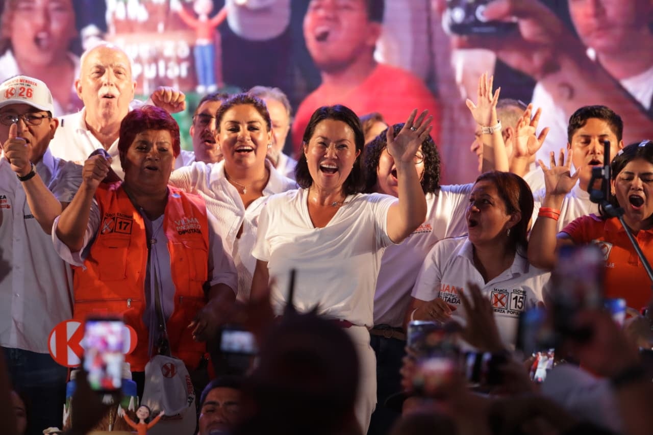 Keiko Fujimori propone construir, rehabilitar y ampliar Plantas de Tratamiento de Agua Potable (PTAP) y Plantas de Tratamiento de Aguas Residuales (PTAR). (Foto: Julio Reaño / @photo.gec)