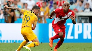 Perú vs Australia: André Carrillo fue elegido el mejor jugador del partido
