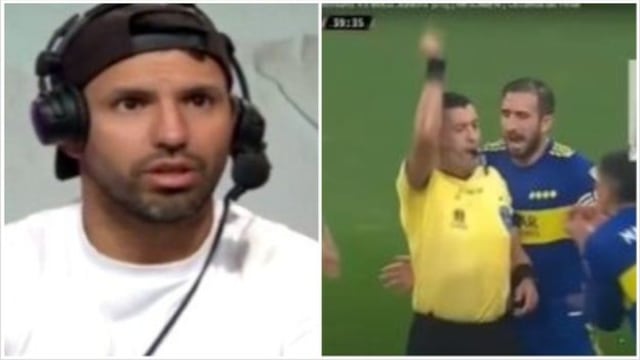 Sergio Agüero criticó sin filtros a Roberto Tobar, árbitro del Boca-Corinthians (VIDEO)