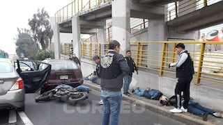 Persiguen y capturan a delincuentes en el puente Nocheto (VIDEO y FOTOS)