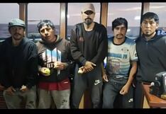 Piura: Hallan con vida a cinco pescadores que permanecieron 55 días varados en altamar