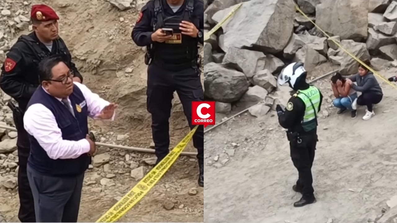 Ate: hallan cadáver de adolescente reportado como desaparecido en descampado de Huaycán. Composición: Diario Correo. Capturas: Latina Noticias.