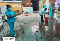 Ica: evalúan afectación de lluvias en el Centro de Salud Parcona