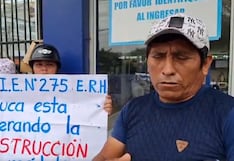 Nasca: padres de familia de jardín de Cajuca protestan por aula prometida hace más de una década