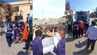Fe inquebrantable en Ica: 100 personas sufrieron desmayos y presión alta en procesión del Señor de Luren