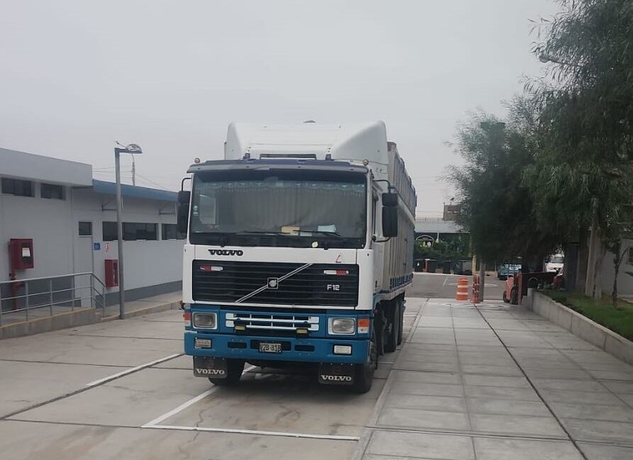 Camión con mercancía fue trasladado a la ciudad por aduaneros y escoltado por policías armados