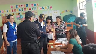 Lambayeque: cédulas de votación marcadas con lapicero en colegio de Pueblo Nuevo