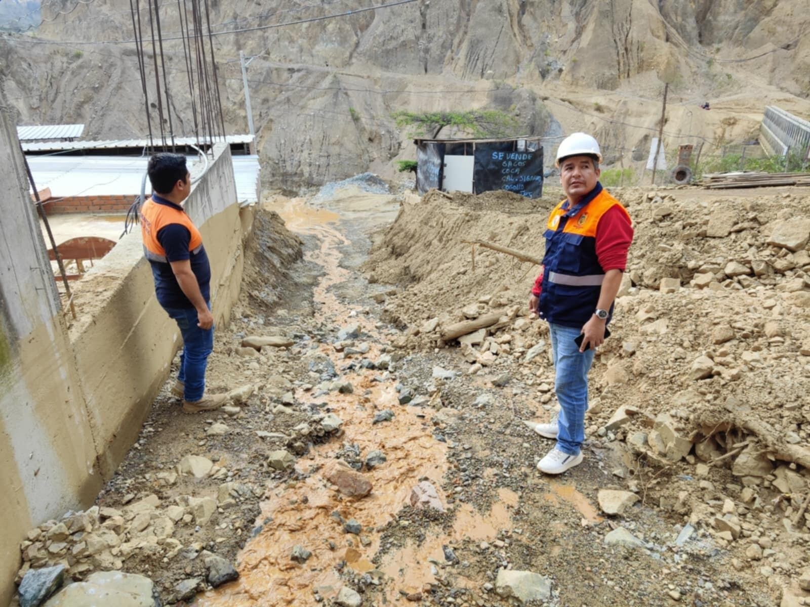 El burgomaestre mencionó que un colegio se tuvo que cerrar como consecuencia de un huaico.
