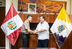 Gobernador regional y nuevo jefe de la Región Policial Ica coordinan acciones en favor de la seguridad ciudadana