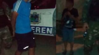 La Libertad: Menores de 12 y 8 años de edad son intervenidos con cartucho de dinamita y carta extorsiva