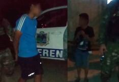 La Libertad: Menores de 12 y 8 años de edad son intervenidos con cartucho de dinamita y carta extorsiva