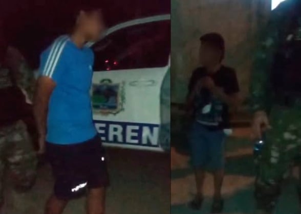 Según información policial, fueron captados por organización criminal para que extorsionen a una comerciante en el distrito de Chao.