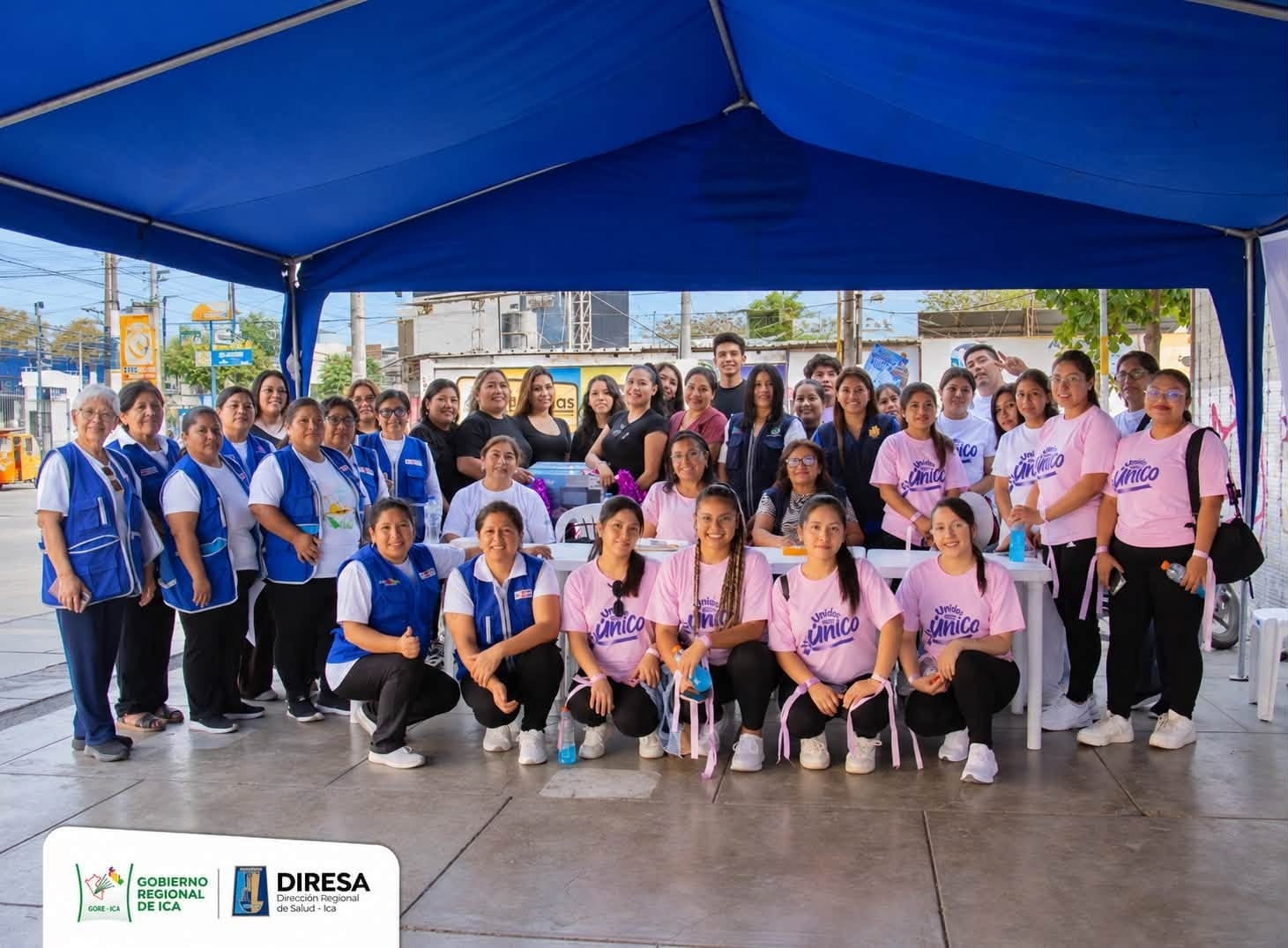 Concurso de baile por la Semana Nacional de Lucha Contra el Cáncer en Ica