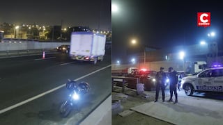 Panamericana Sur: Despiste de motocicleta deja un muerto y un herido en Villa El Salvador