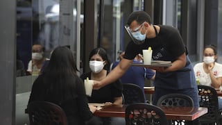 Gremio de restaurantes pide al Gobierno dejarlos trabajar con el 100% del aforo para dar impulso a su reactivación