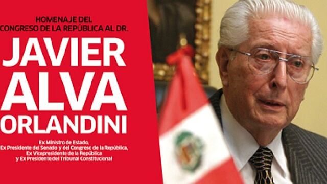 Congreso ​rendirá homenaje a Javier Alva 0rlandini