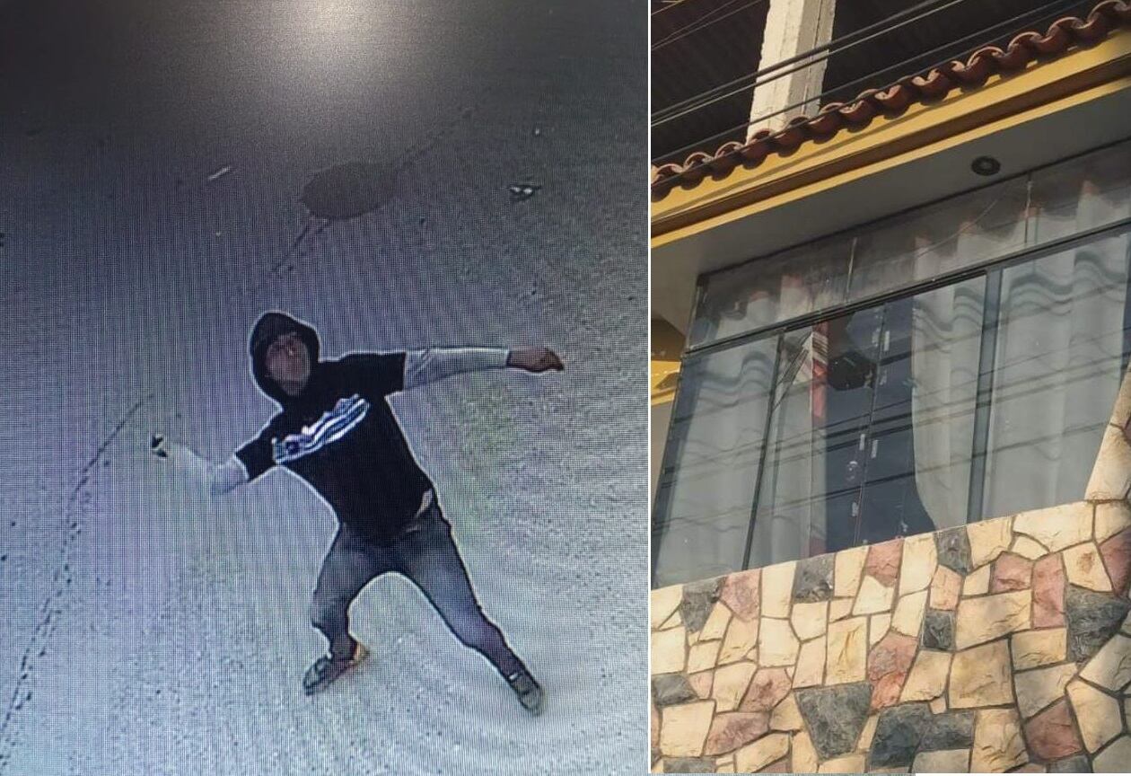 Cámara de video vigilancia grabó el accionar delictivo.