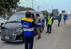 Refuerzan fiscalización del transporte en la Panamericana Sur con operativo conjunto