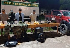 Sujetos compraban armas con licencia para custodiar traslado de droga en Satipo
