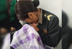 Abandonan a bebé en Arequipa: policía amamanta a recién nacido y lo bautizan como Ricardo (VIDEO)