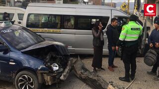 Huancayo: En menos de 8 horas ocurrieron 5 accidentes de tránsito en El Tambo