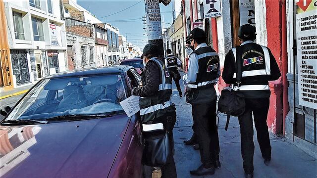 Arequipa: MPA sin inspectores de tránsito y sin apoyo de la Policía para controlar tránsito vehicular