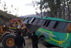 La Libertad: Plantas de eucalipto evitan que ómnibus caiga a un barranco