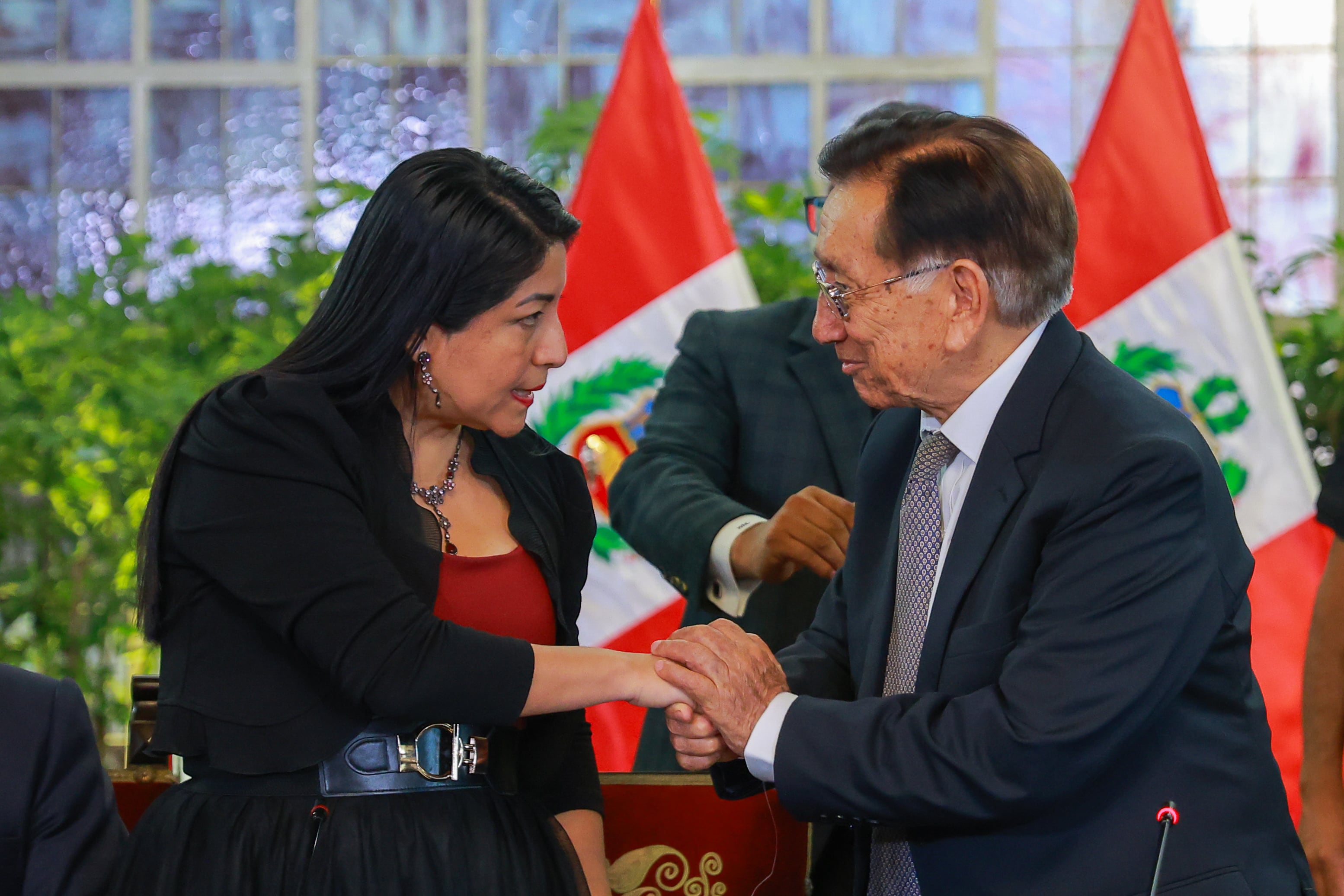 La ceremonia se realiza en Palacio de Gobierno y marca el inicio de una nueva etapa en el gobierno de transición. Expectativa por los nombres que integrarán el Consejo de Ministros. (Foto: Presidencia Perú)