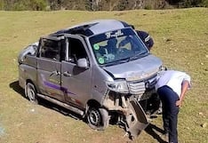 Grave accidente vehicular en la ruta Huánuco – La Unión deja varios heridos