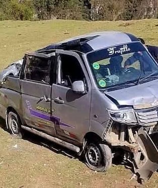 Grave accidente vehicular en la ruta Huánuco – La Unión deja varios heridos