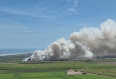 Trujillo: Se reporta supuesto incendio forestal cerca a la zona arqueológica Chan Chan