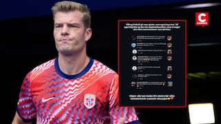 Alexander Sørloth recibe amenazas tras eliminación de Noruega en el Mundial 2026, según denunció su pareja