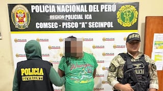 Detienen en Pisco a sujeto con requisitoria vigente por tráfico de drogas