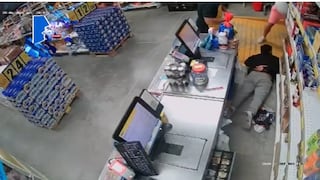 Piura: Policía se enfrenta a delincuente y frustra asalto en tienda Mass