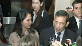 Ollanta Humala calla sobre indulto y reaparece con Nadine