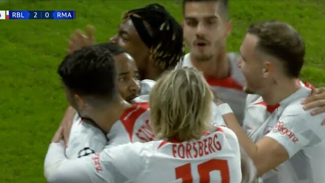 Real Madridvs. Leipzig: Gvardiol y Nkunku marcaron dos goles del cuadro alemán (VIDEO)