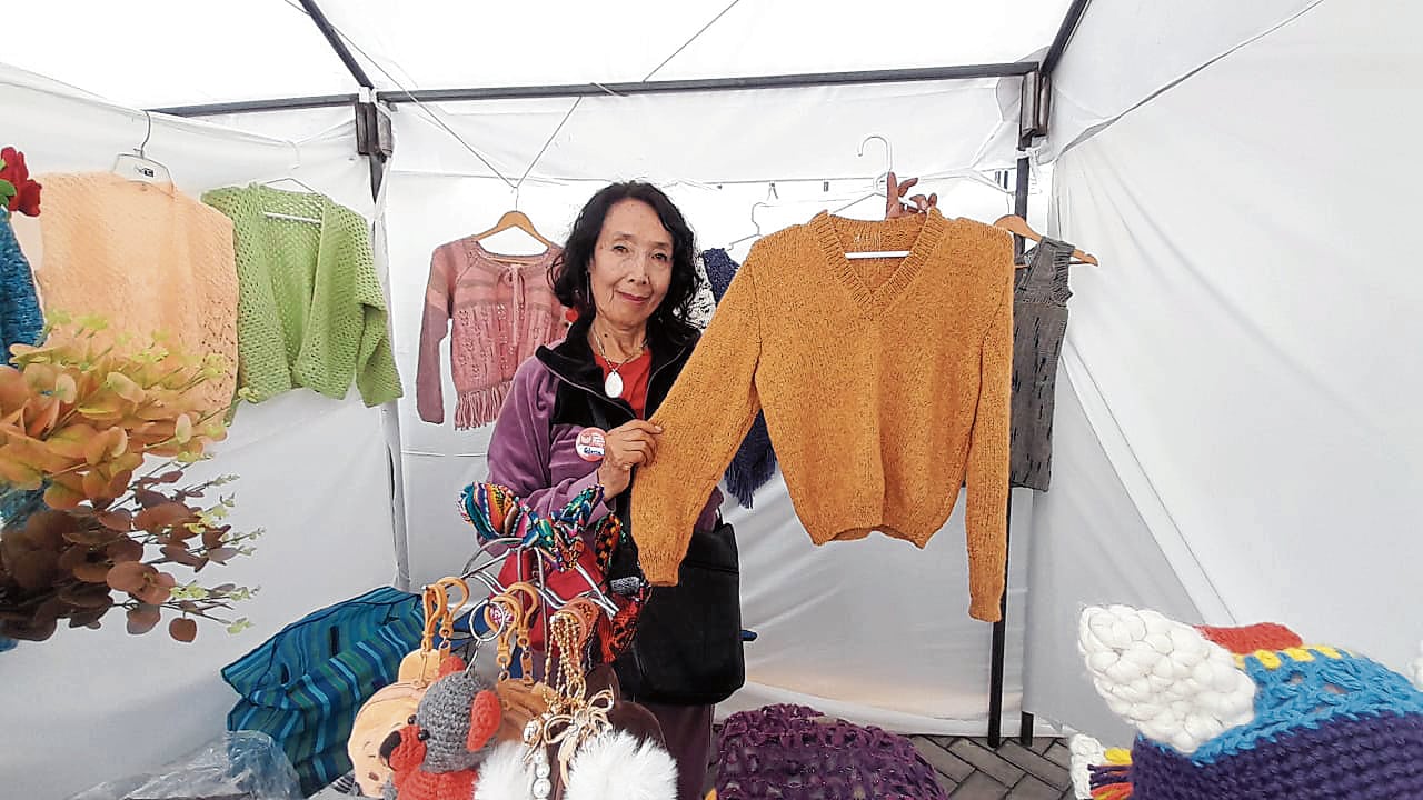 Gloria es una inspiración en el Día Internacional de la Mujer. Foto: GEC.