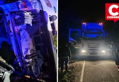Camión sufre despiste en Perené y deja tres personas heridas
