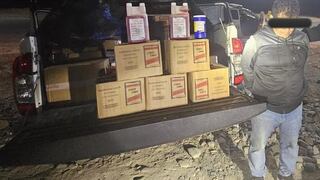 Nasca: policía de carreteras detiene a hombre por presunto contrabando