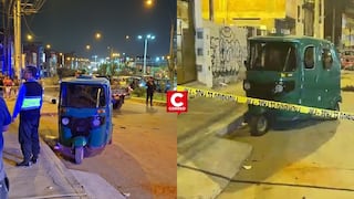 VES: sicarios interceptan y asesinan a mototaxista con nueve disparos en avenida Pastor Sevilla