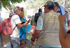 Piura: Ambulantes se enfrentan a fiscalizadores por intervención en la Zona Industrial
