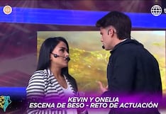 Onelia Molina y Kevin Díaz sorprenden con beso durante reto en Esto Es Guerra
