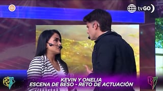 Onelia Molina y Kevin Díaz sorprenden con beso durante reto en Esto es Guerra