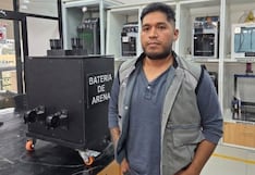 Estudiante arequipeño crea batería de arena para combatir el frío en la sierra