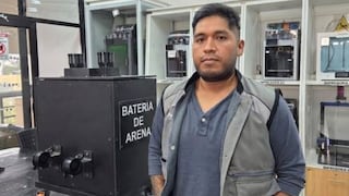Estudiante arequipeño crea batería de arena para combatir el frío en la sierra
